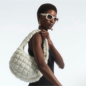 Cos cloud quilted shoulder bag small